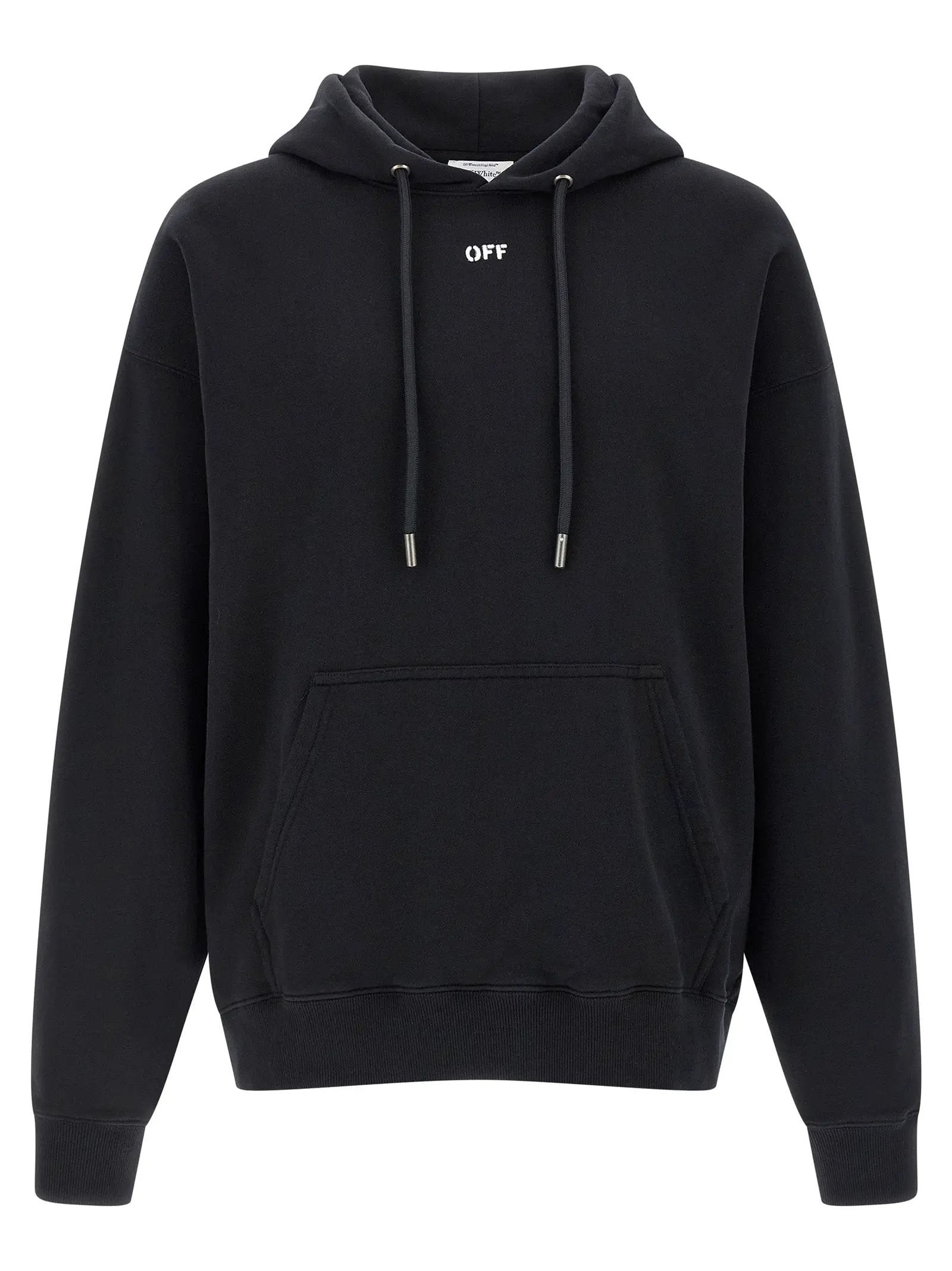 Off-White Black Cotton Sweatshirt