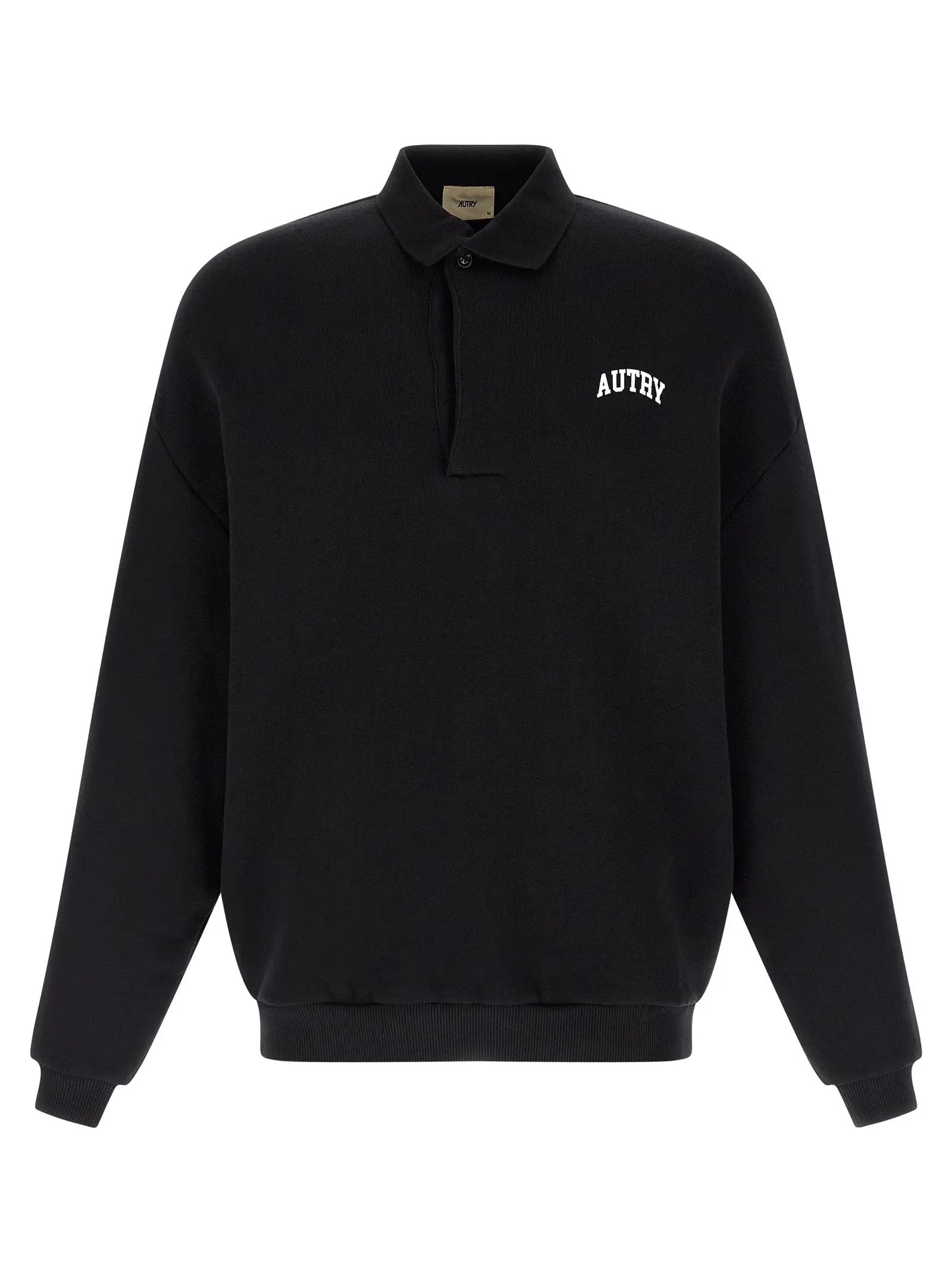 Autry Black Cotton Sweatshirt