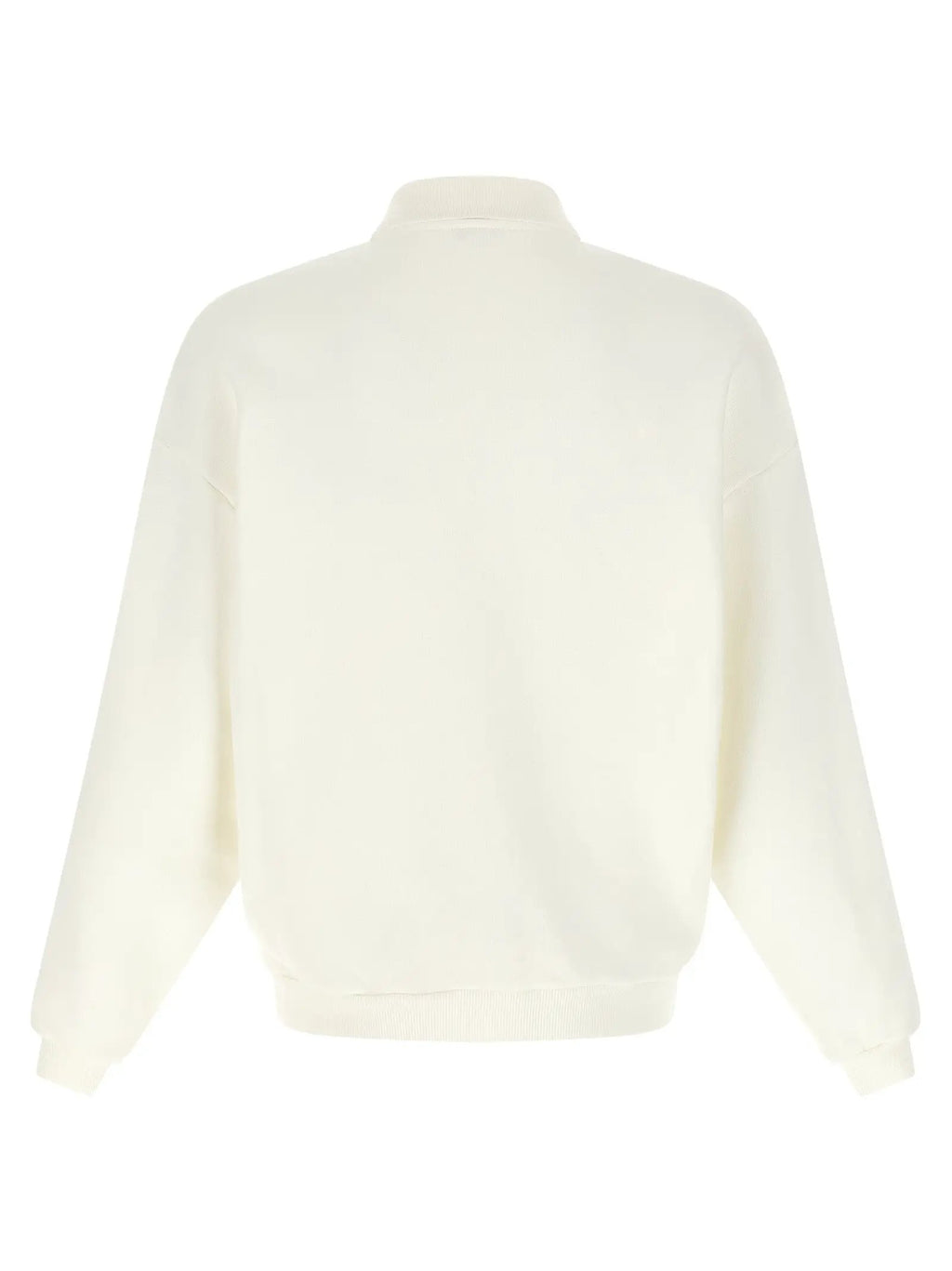 Autry White Cotton Sweatshirt