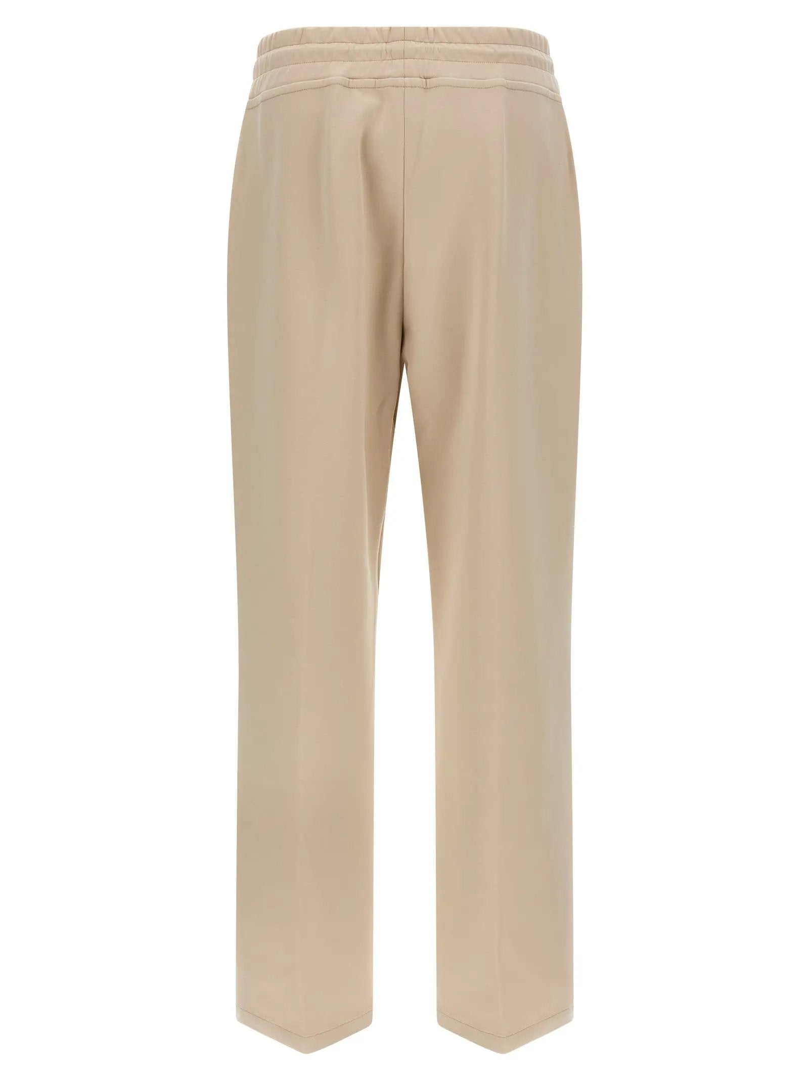 MooRER Beige Cotton Joggers (Workout Pants)