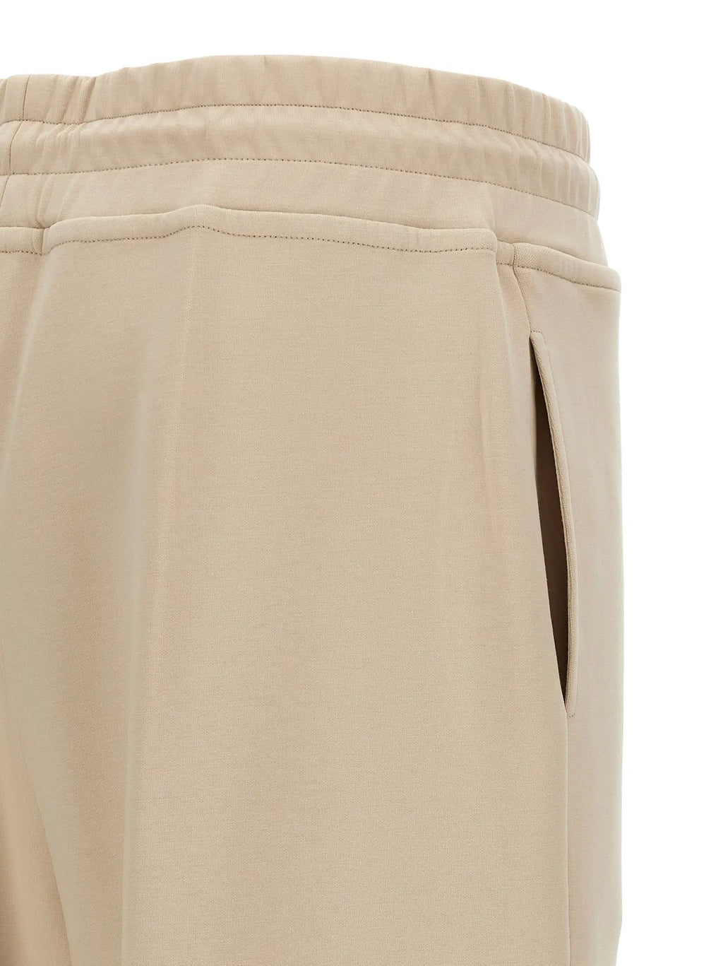 MooRER Beige Cotton Joggers (Workout Pants)