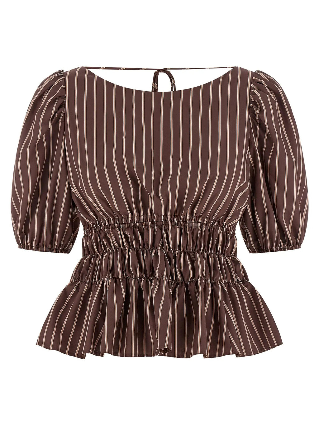 PINKO Brown Viscose Pattern Shirt