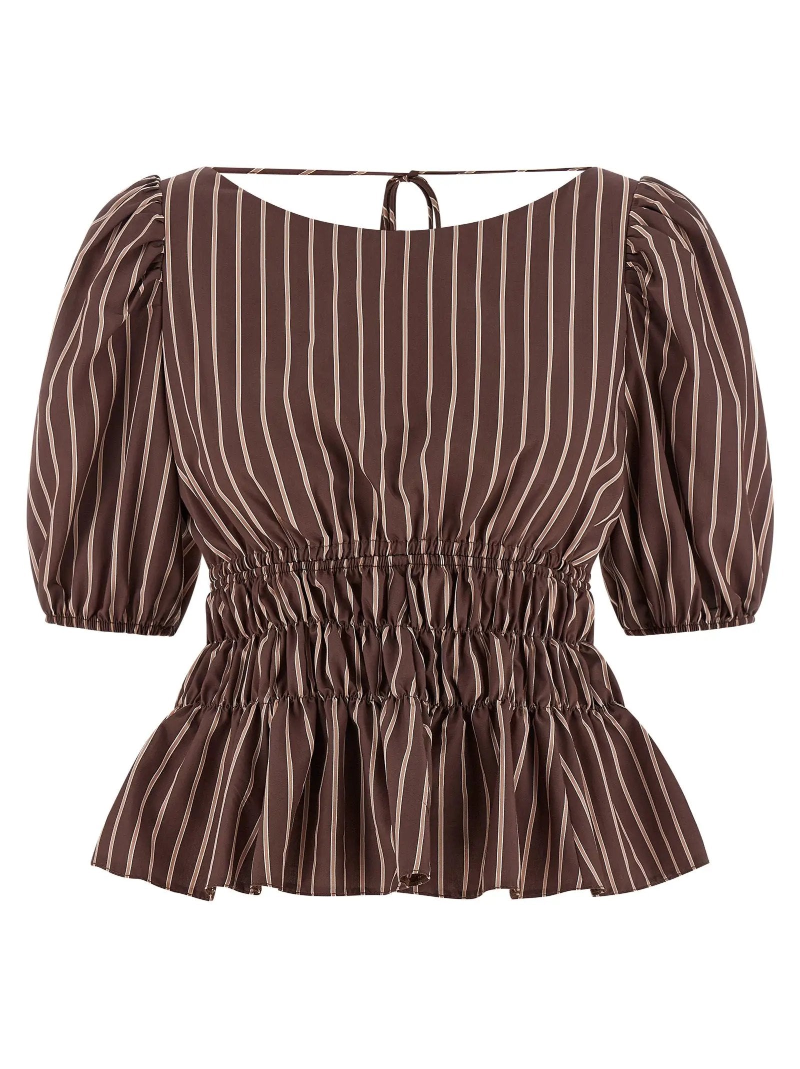 PINKO Brown Viscose Pattern Shirt
