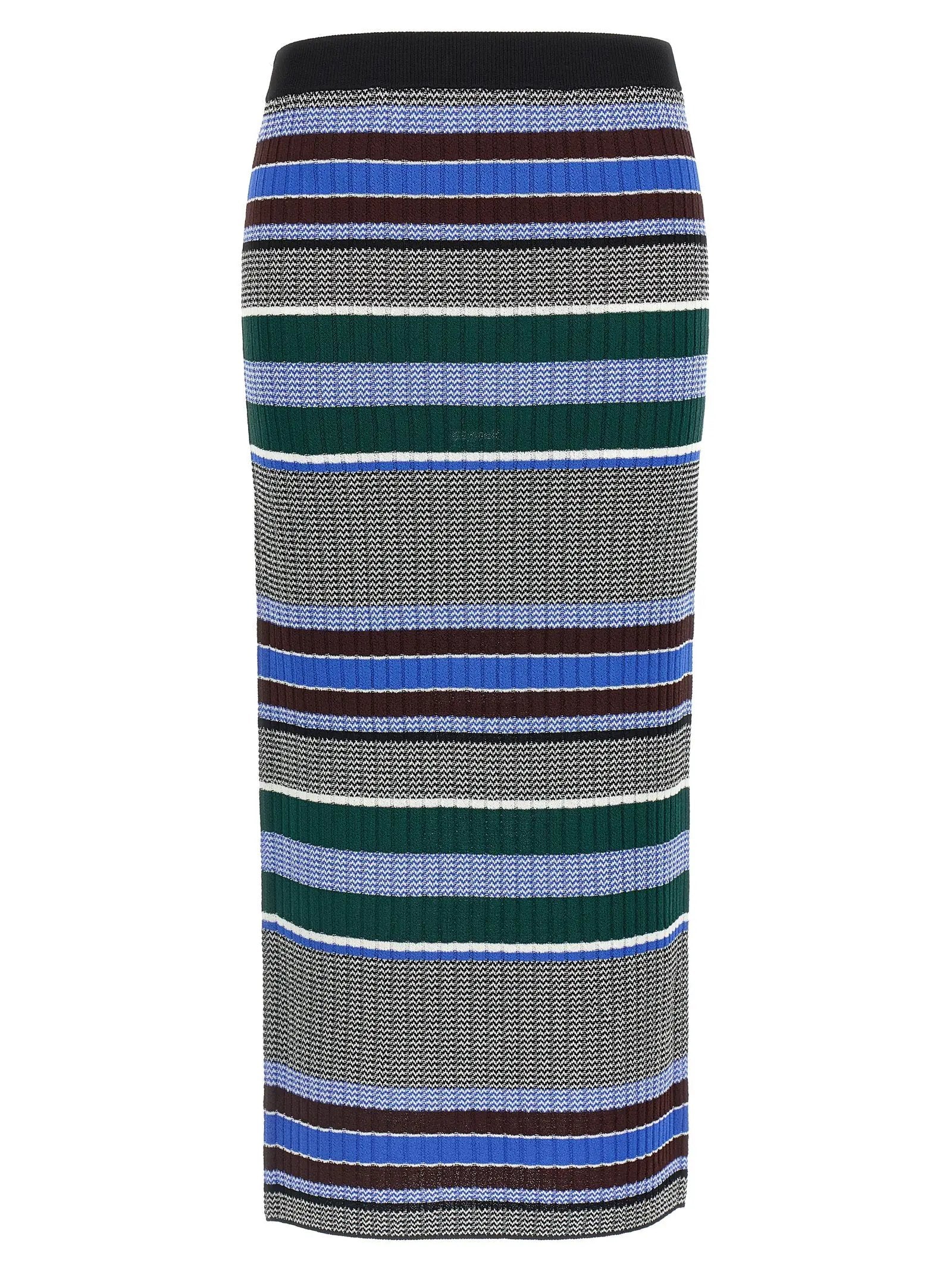 PINKO Multicolor Viscose Midi Skirt