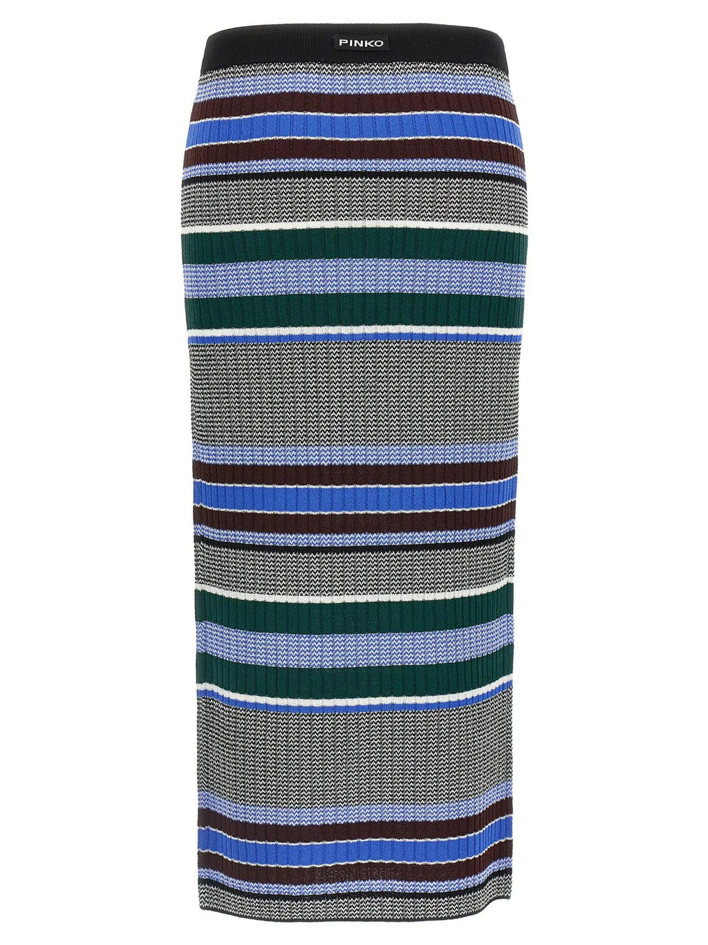 PINKO Multicolor Viscose Midi Skirt