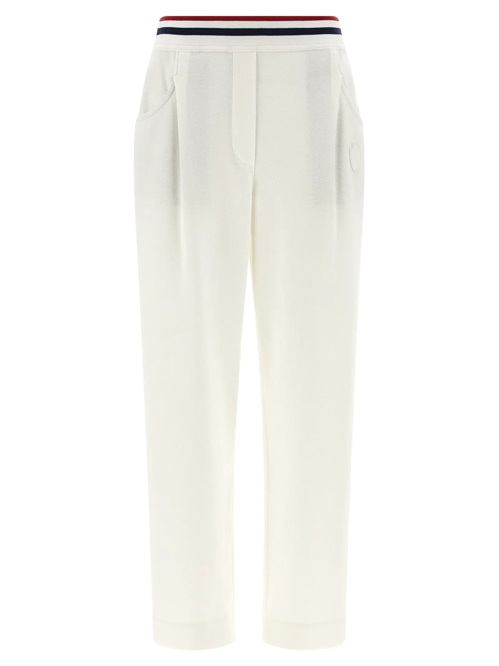 Brunello Cucinelli White Cotton Joggers (Workout Pants)