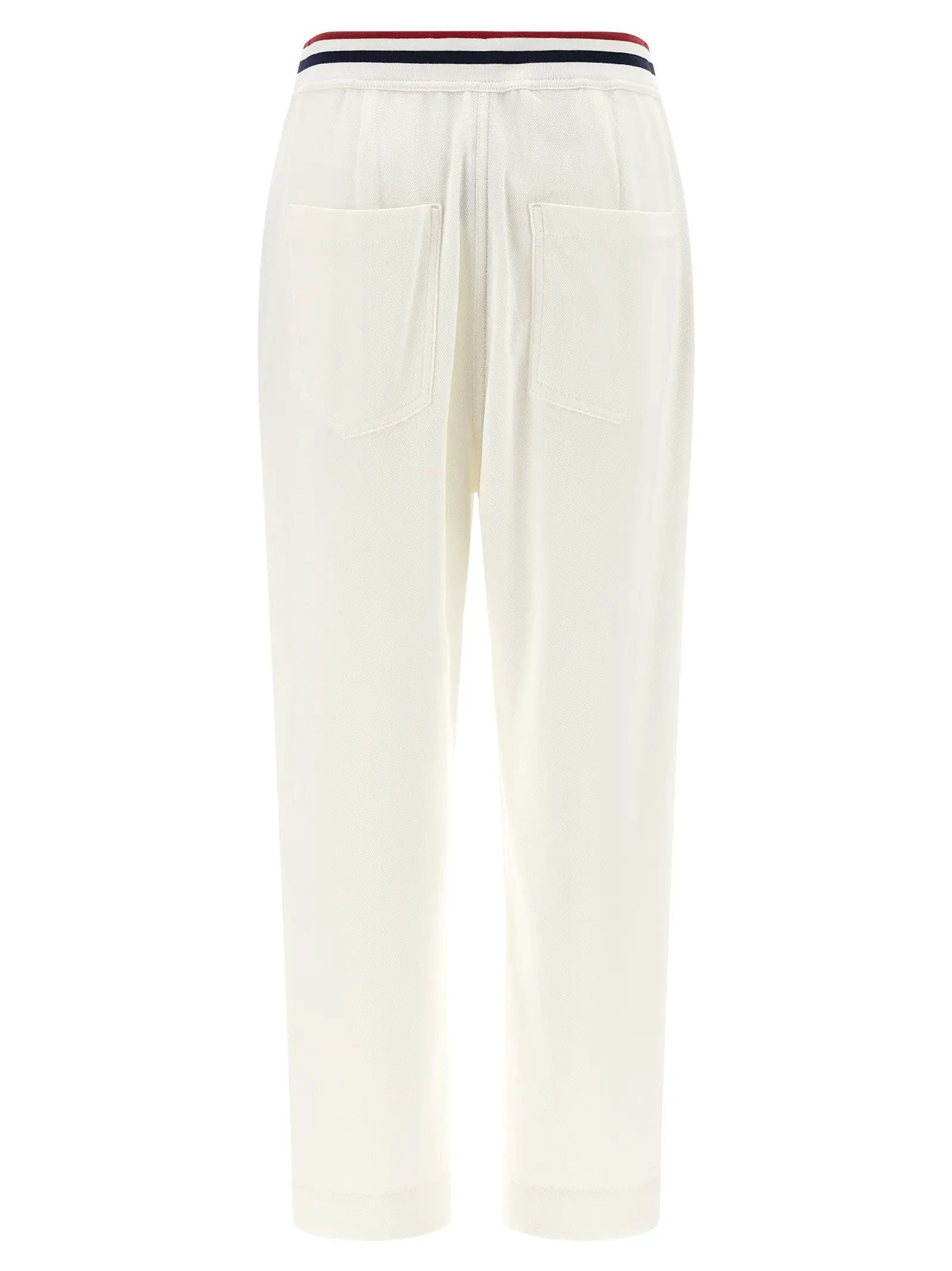 Brunello Cucinelli White Cotton Joggers (Workout Pants)