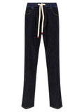 Dsquared² Blue Cotton Straight-Leg Jeans