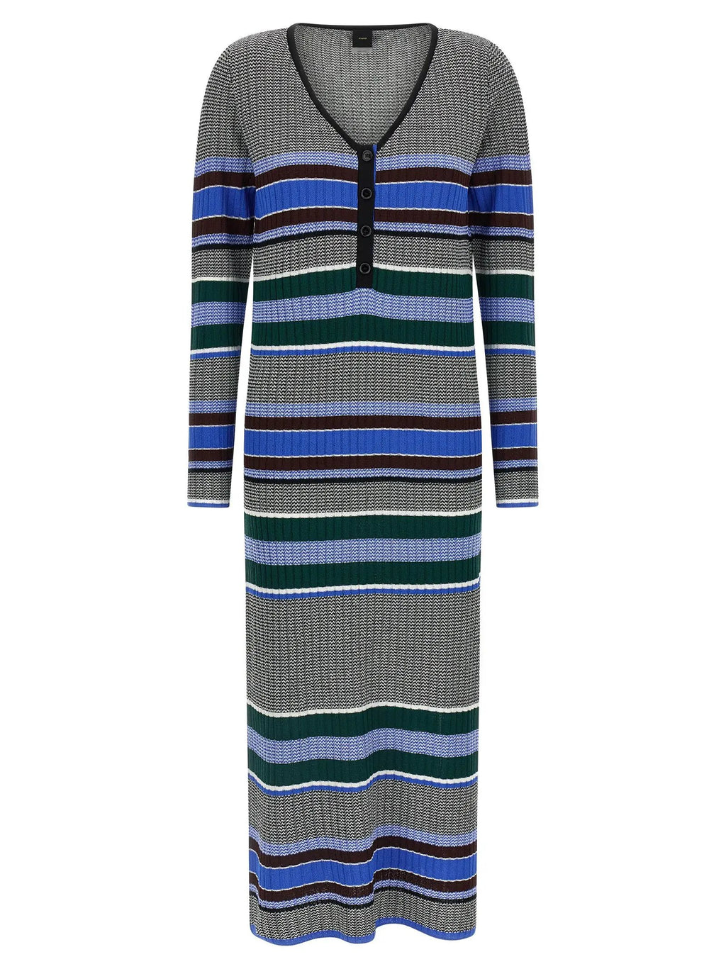 PINKO Multicolor Viscose Long Dress