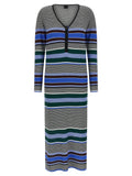PINKO Multicolor Viscose Long Dress