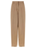 Fabiana Filippi Beige Viscose Casual Pants