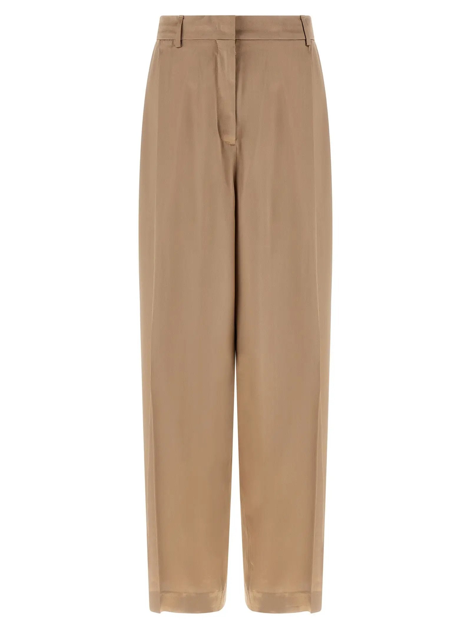 Fabiana Filippi Beige Viscose Casual Pants