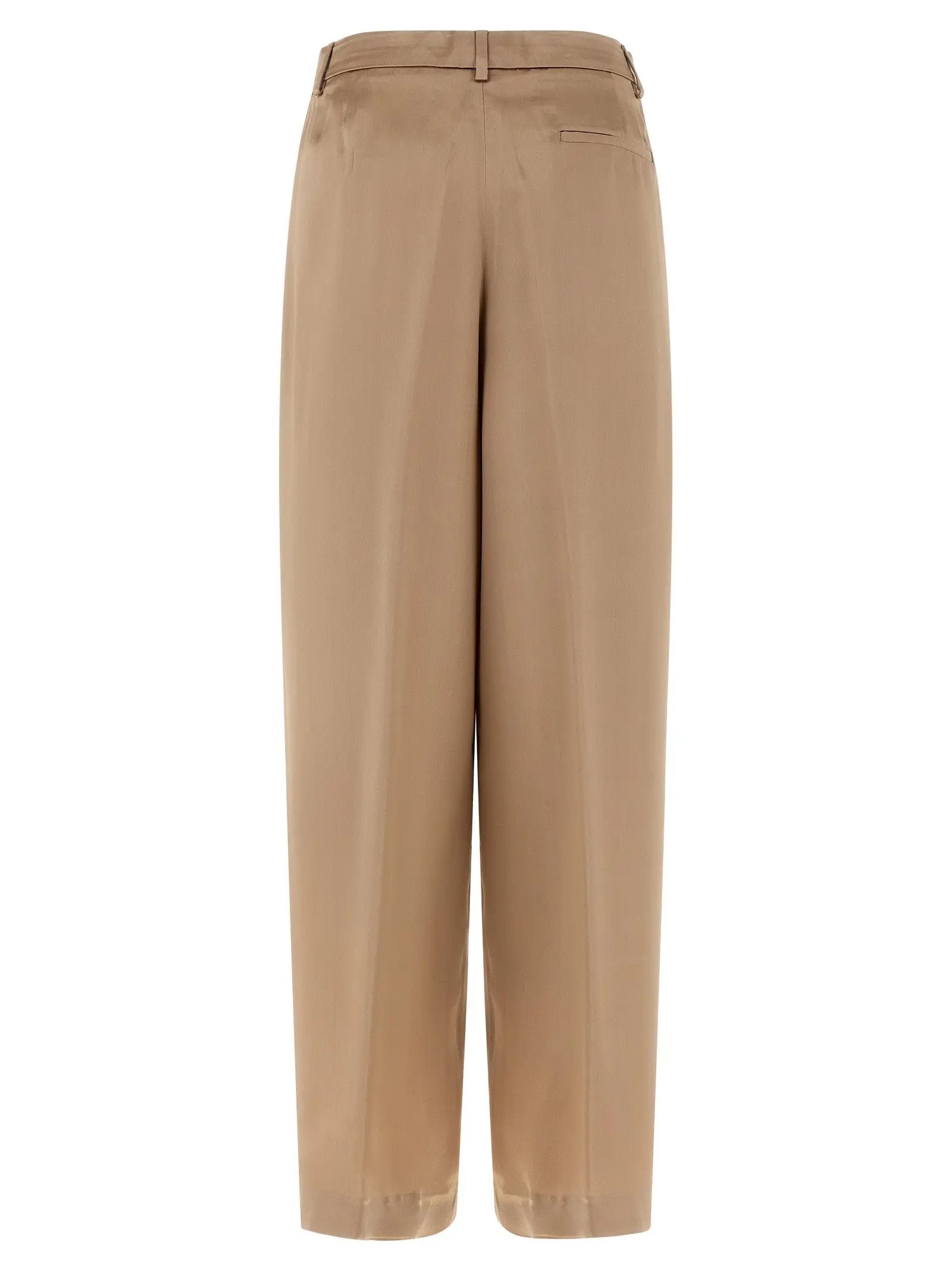 Fabiana Filippi Beige Viscose Casual Pants
