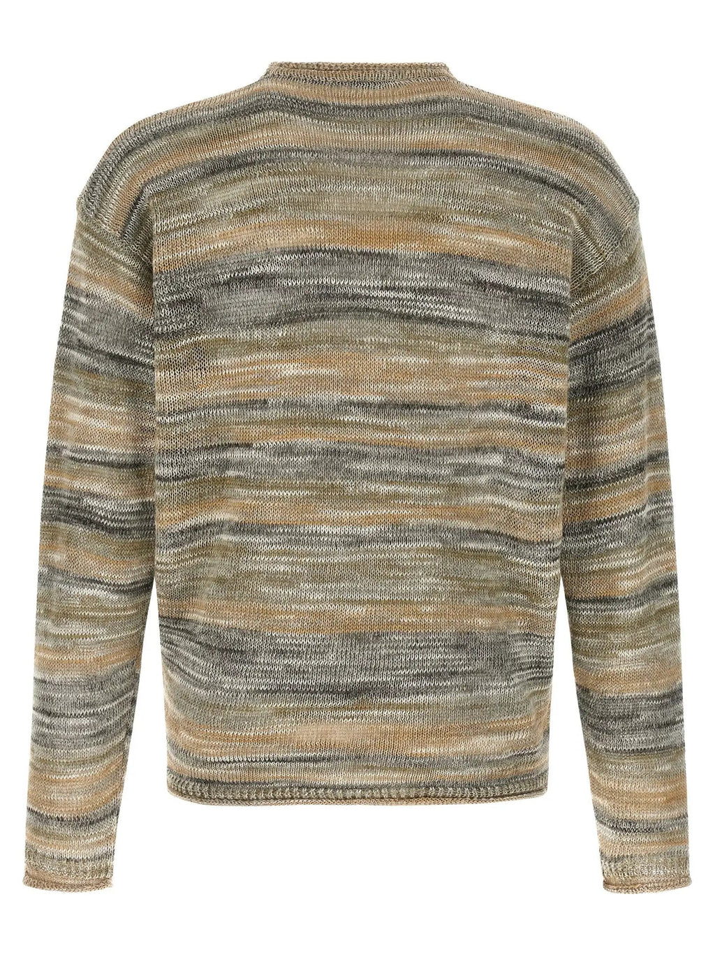 Roberto Collina Gray Linen Cardigan
