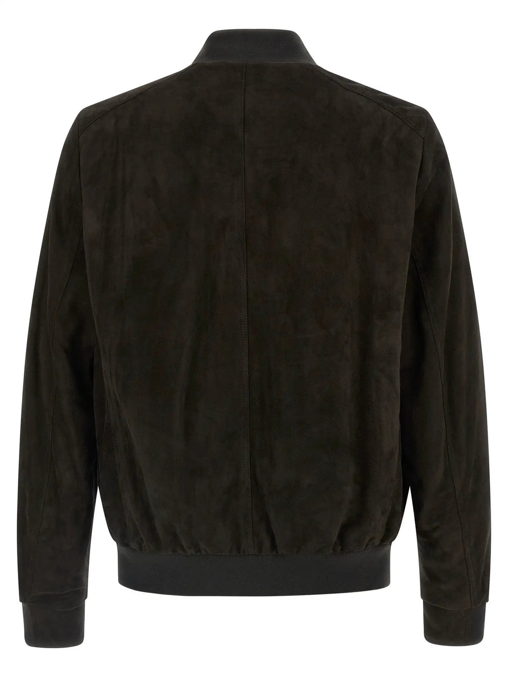 MooRER Brown Lamb Leather Leather Jacket