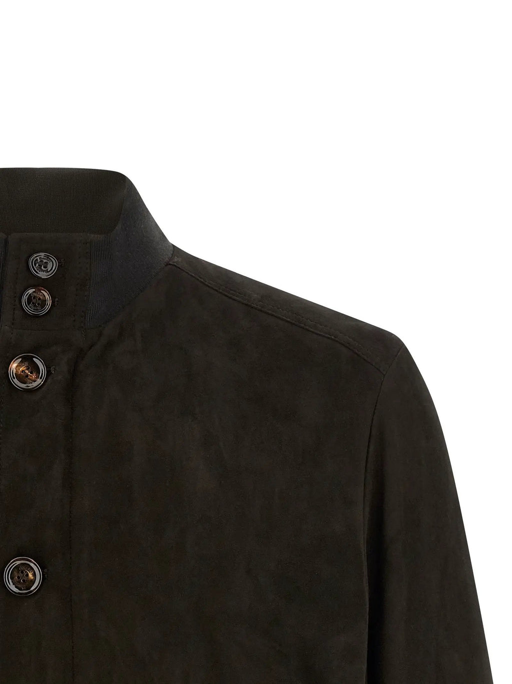 MooRER Brown Lamb Leather Leather Jacket