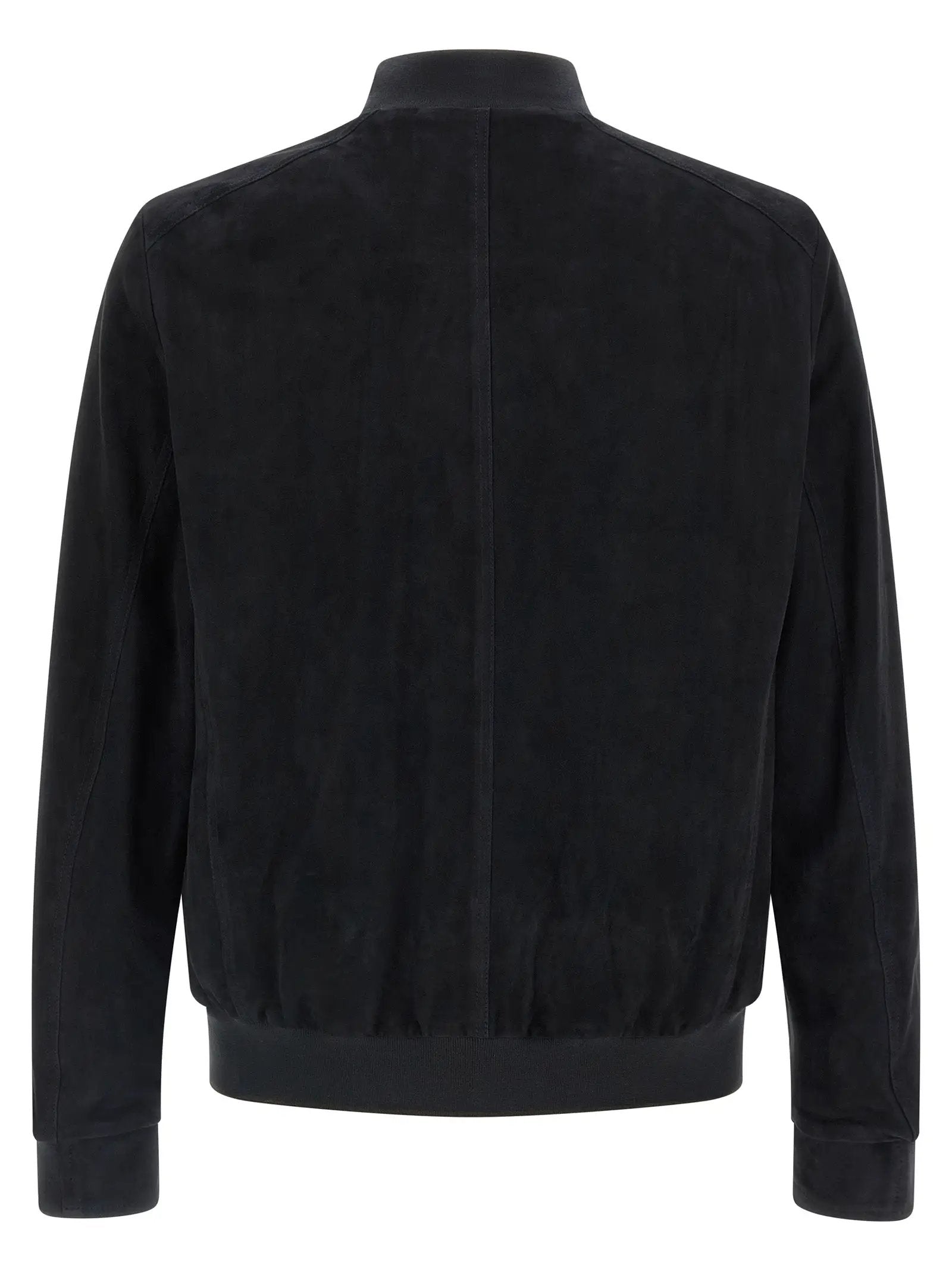 MooRER Blue Lamb Leather Leather Jacket