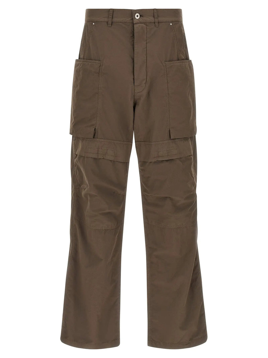 DRKSHDW Brown Cotton Cargo Pants