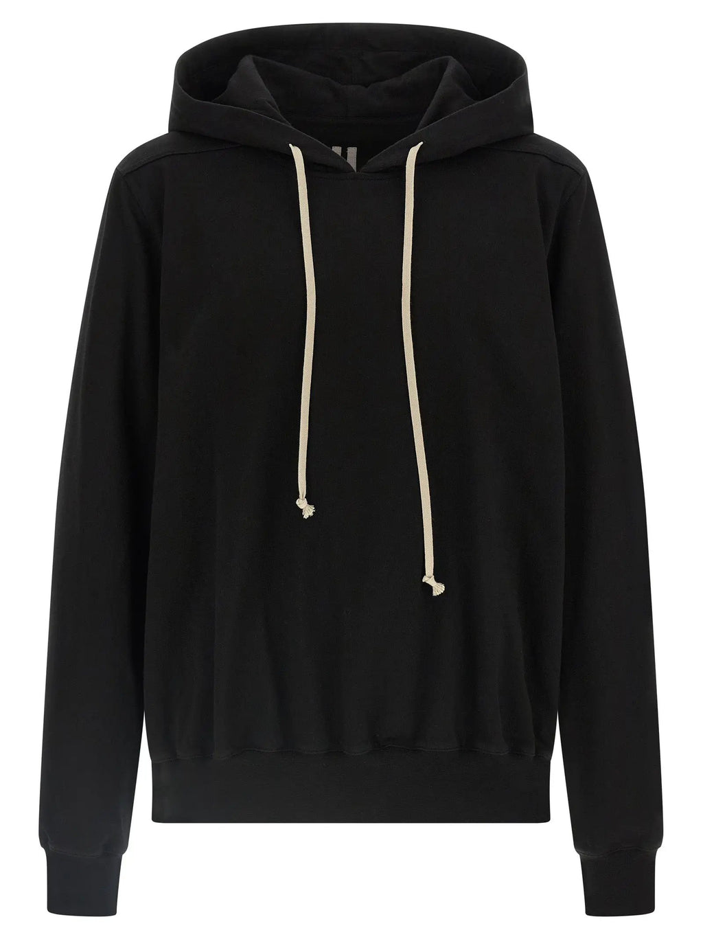 Rick Owens Black Cotton Sweatshirt