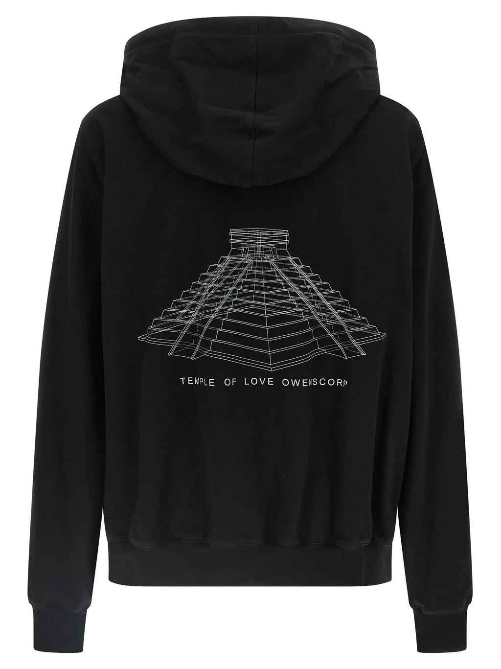 Rick Owens Black Cotton Sweatshirt