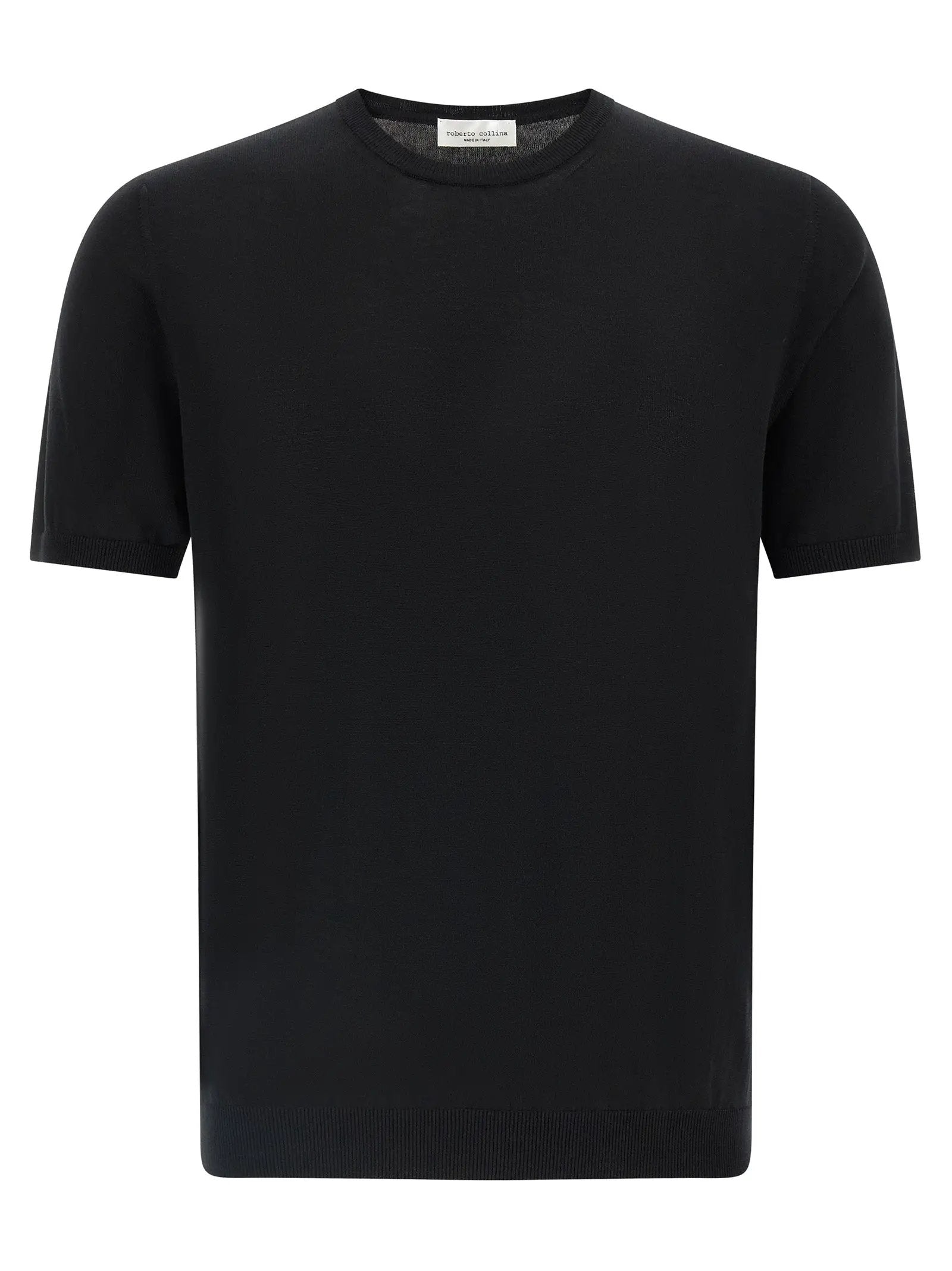 Roberto Collina Black Cotton Cardigan