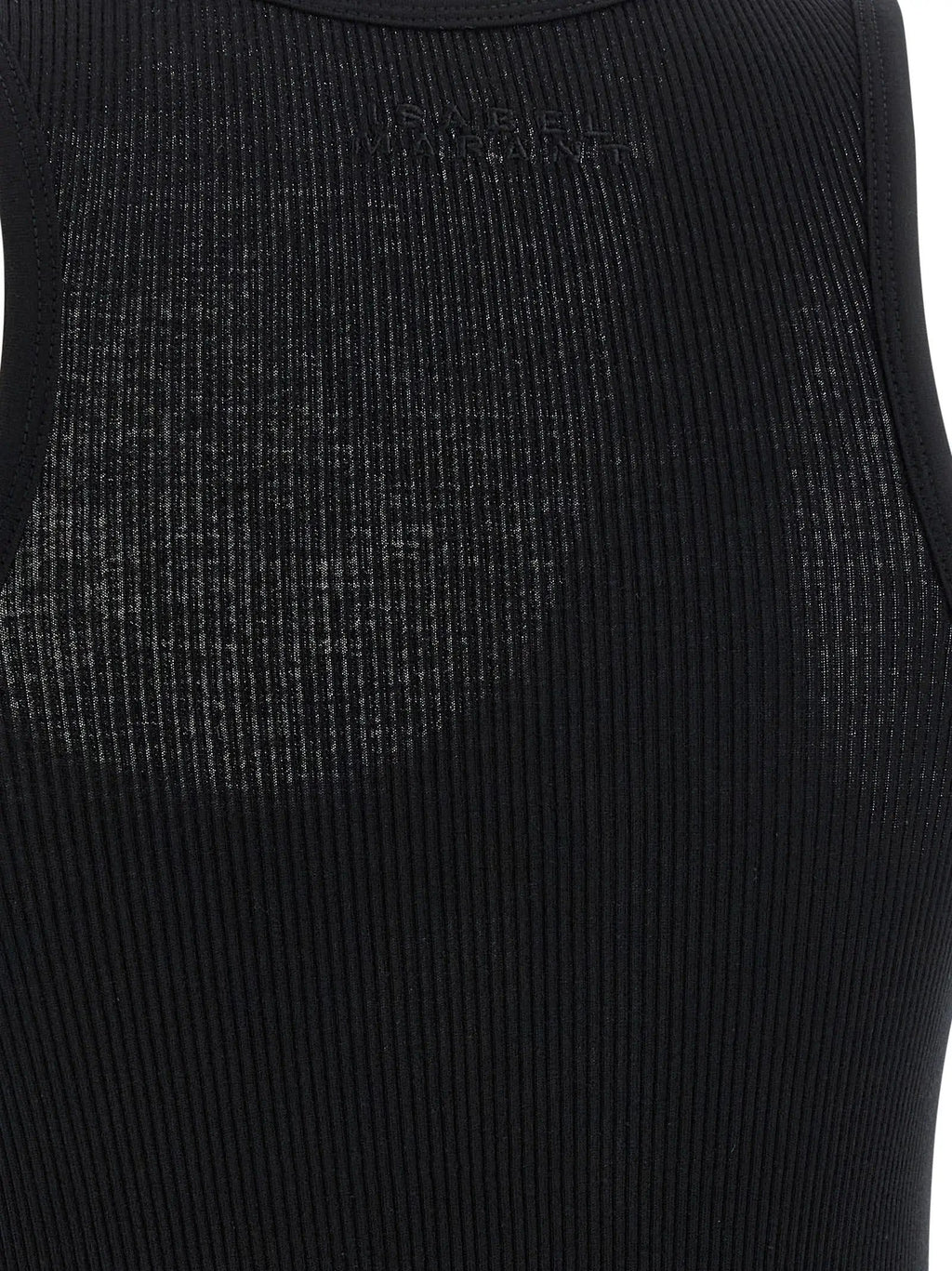 Isabel Marant Black Cotton Tank Tops