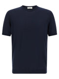 Roberto Collina Blue Cotton Cardigan