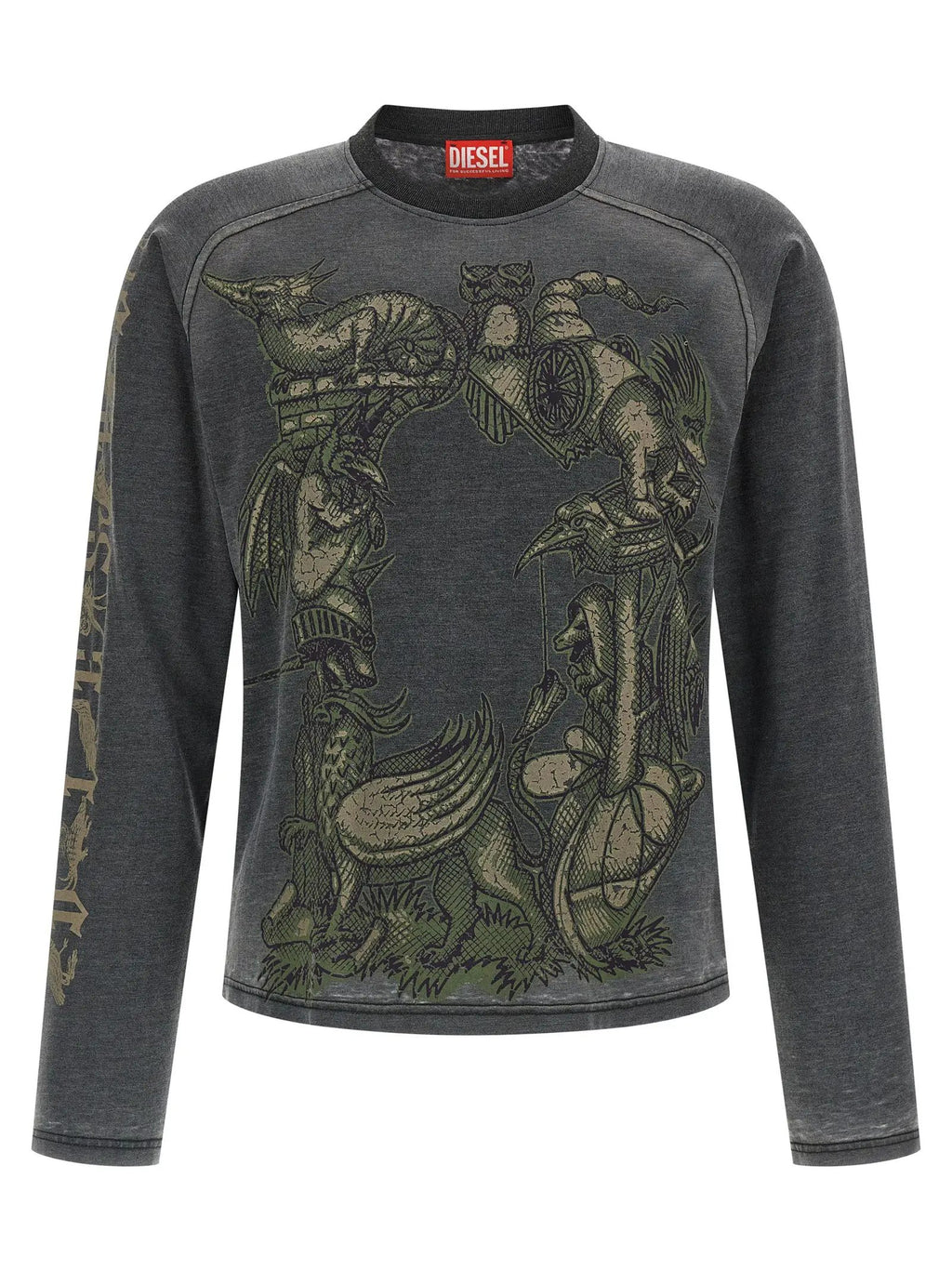Diesel Gray Cotton Sportswear