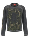 Diesel Gray Cotton Sportswear