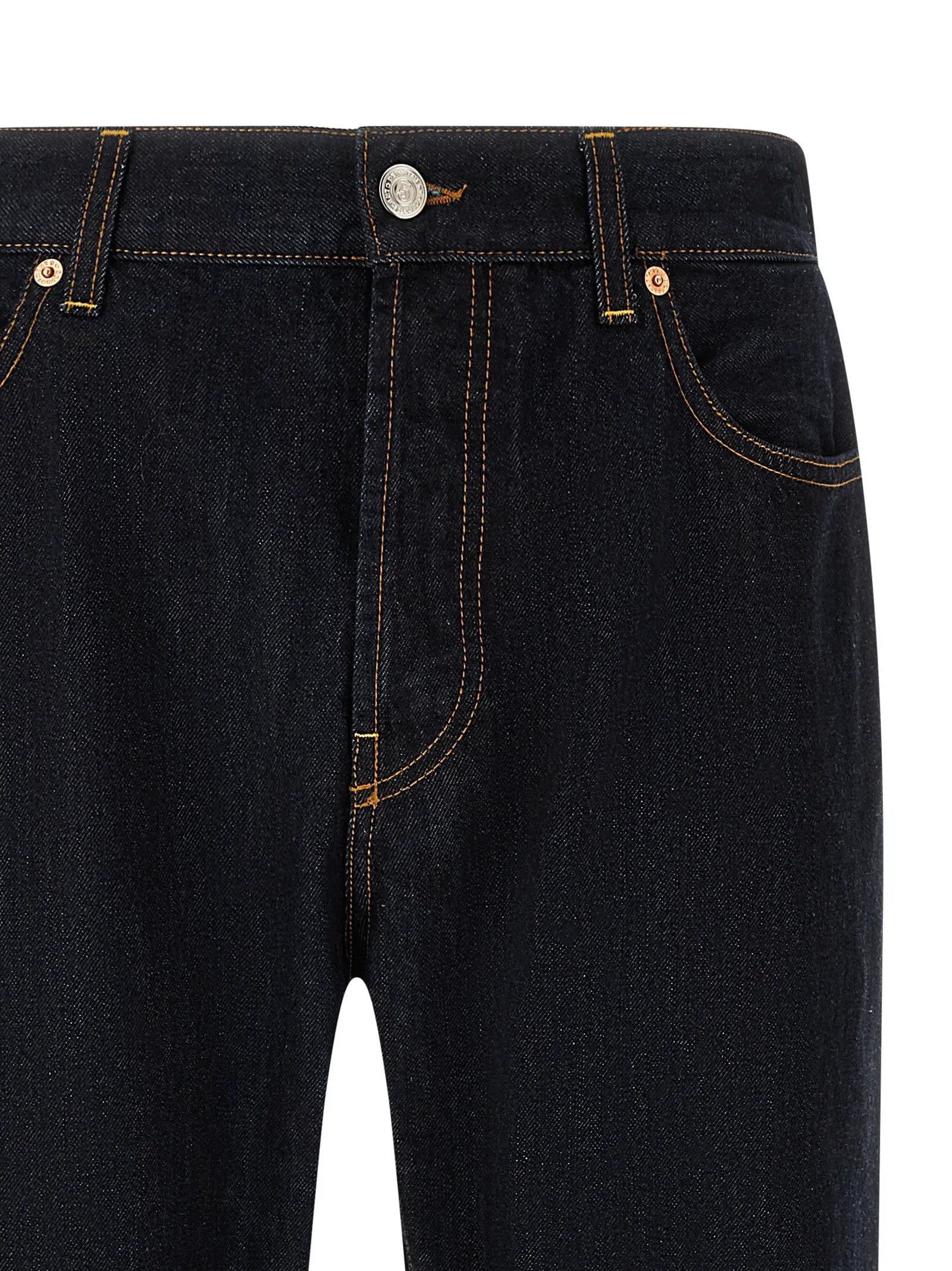 Department 5 Blue Cotton Straight-Leg Jeans