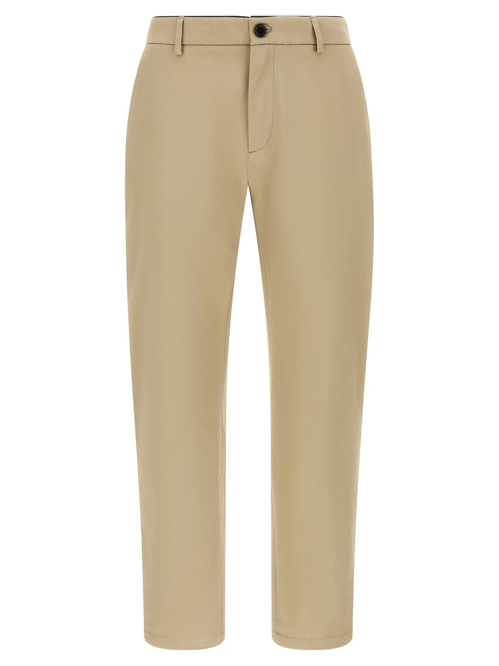 Department 5 Beige Cotton Cropped Pants