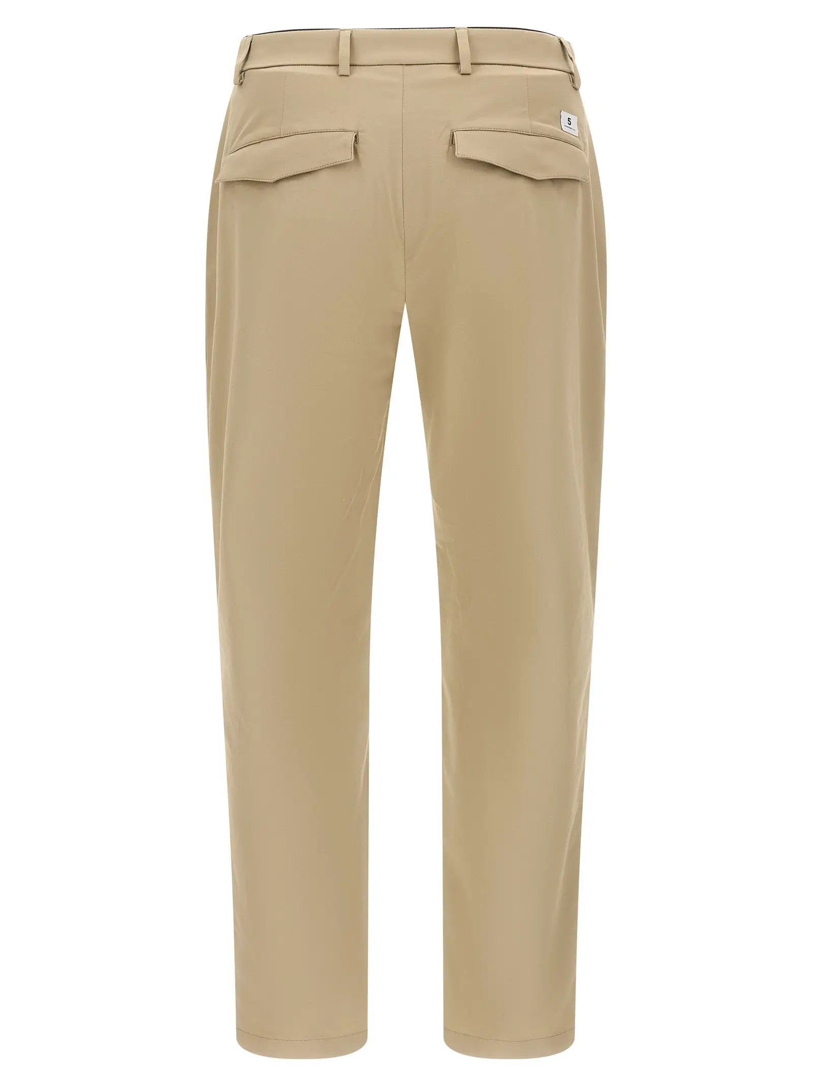 Department 5 Beige Cotton Cropped Pants