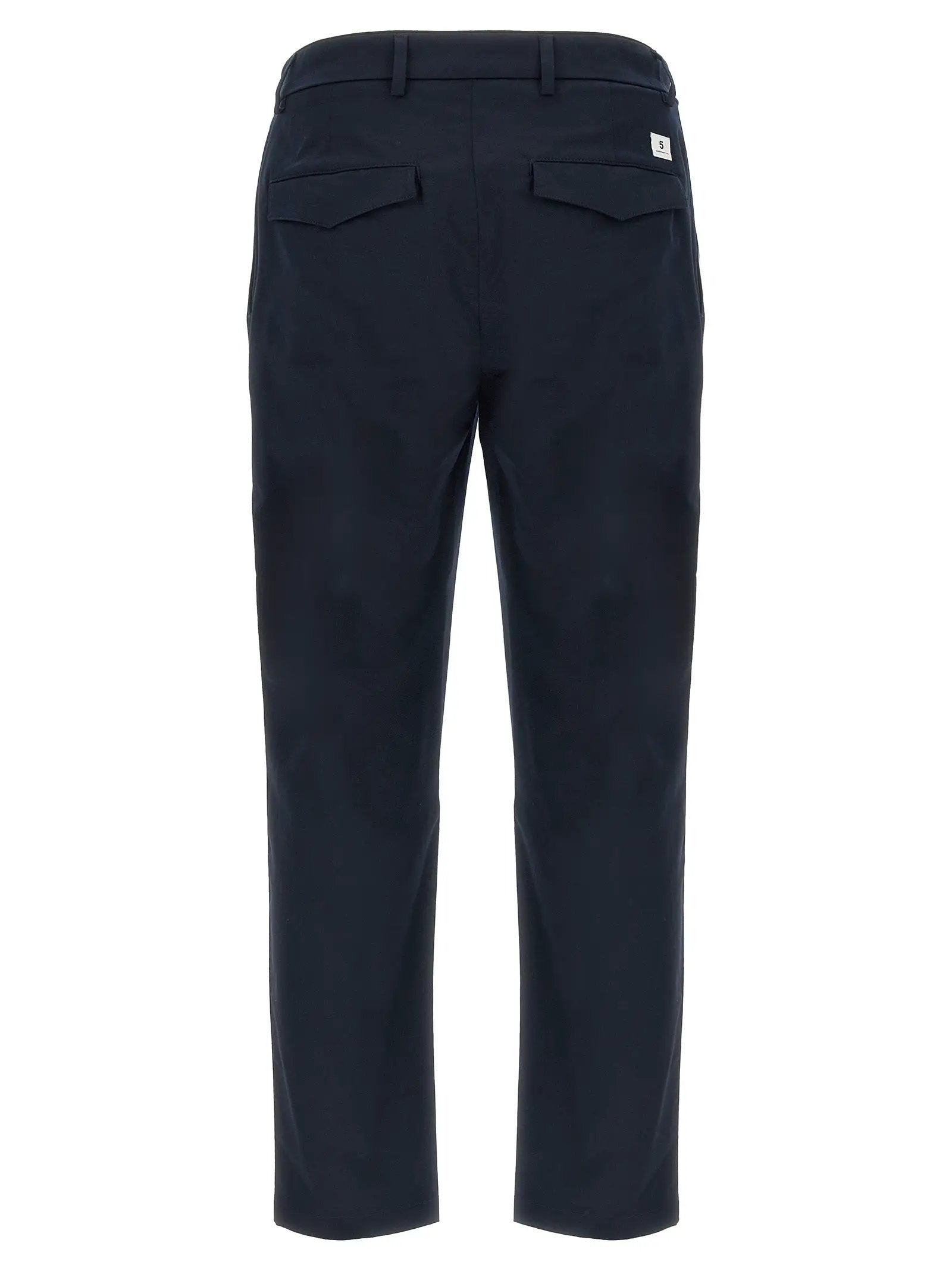 Department 5 Blue Cotton Casual Pants