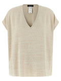 Fabiana Filippi Gold Cotton Cardigan