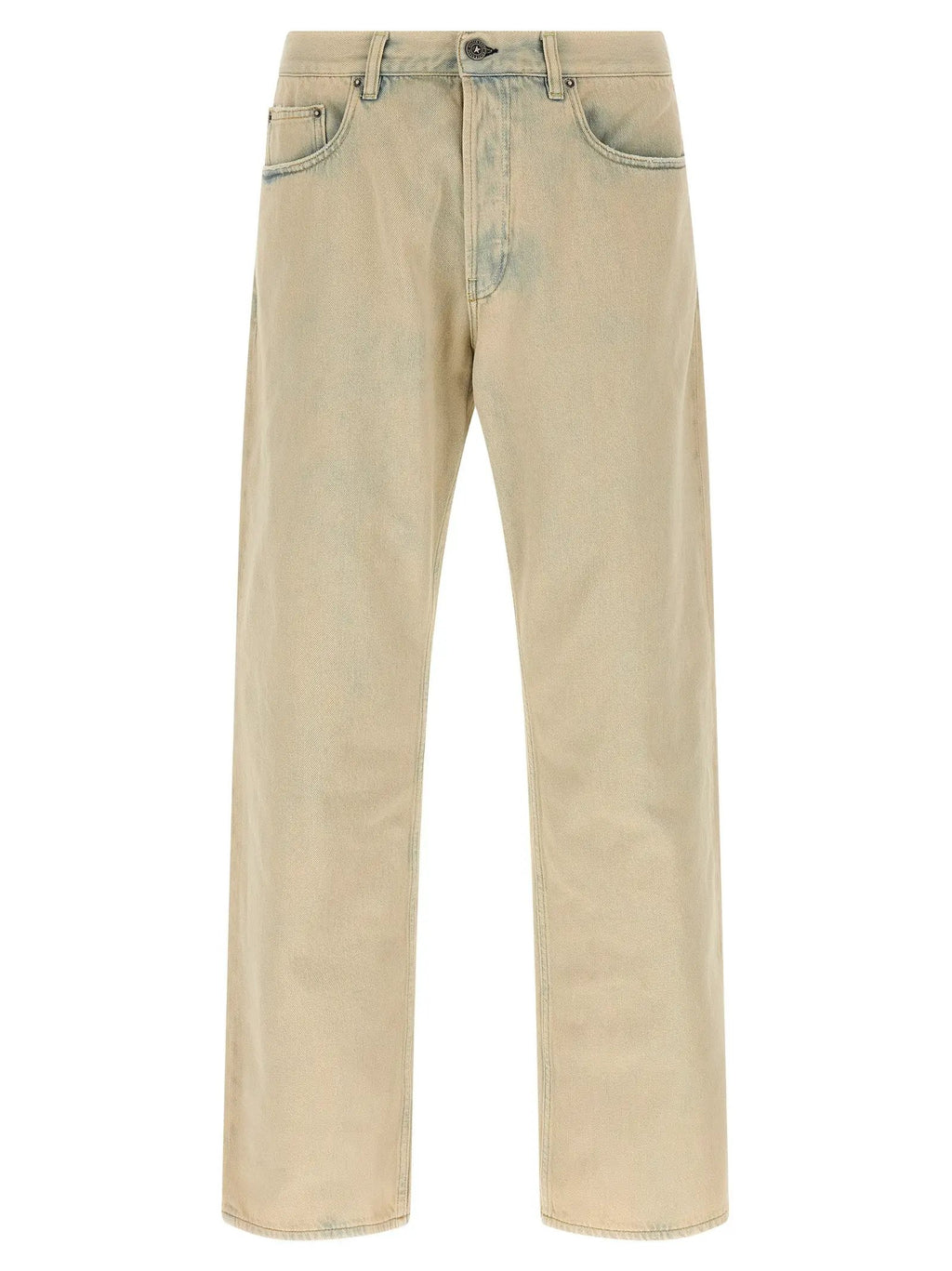 Golden Goose Beige Cotton Jeans Denim