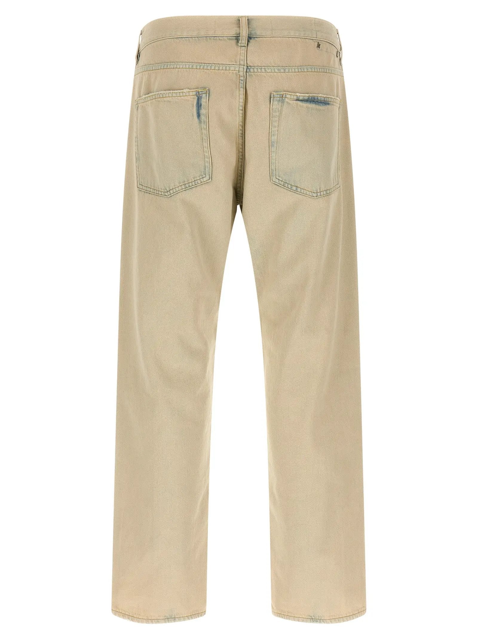 Golden Goose Beige Cotton Jeans Denim
