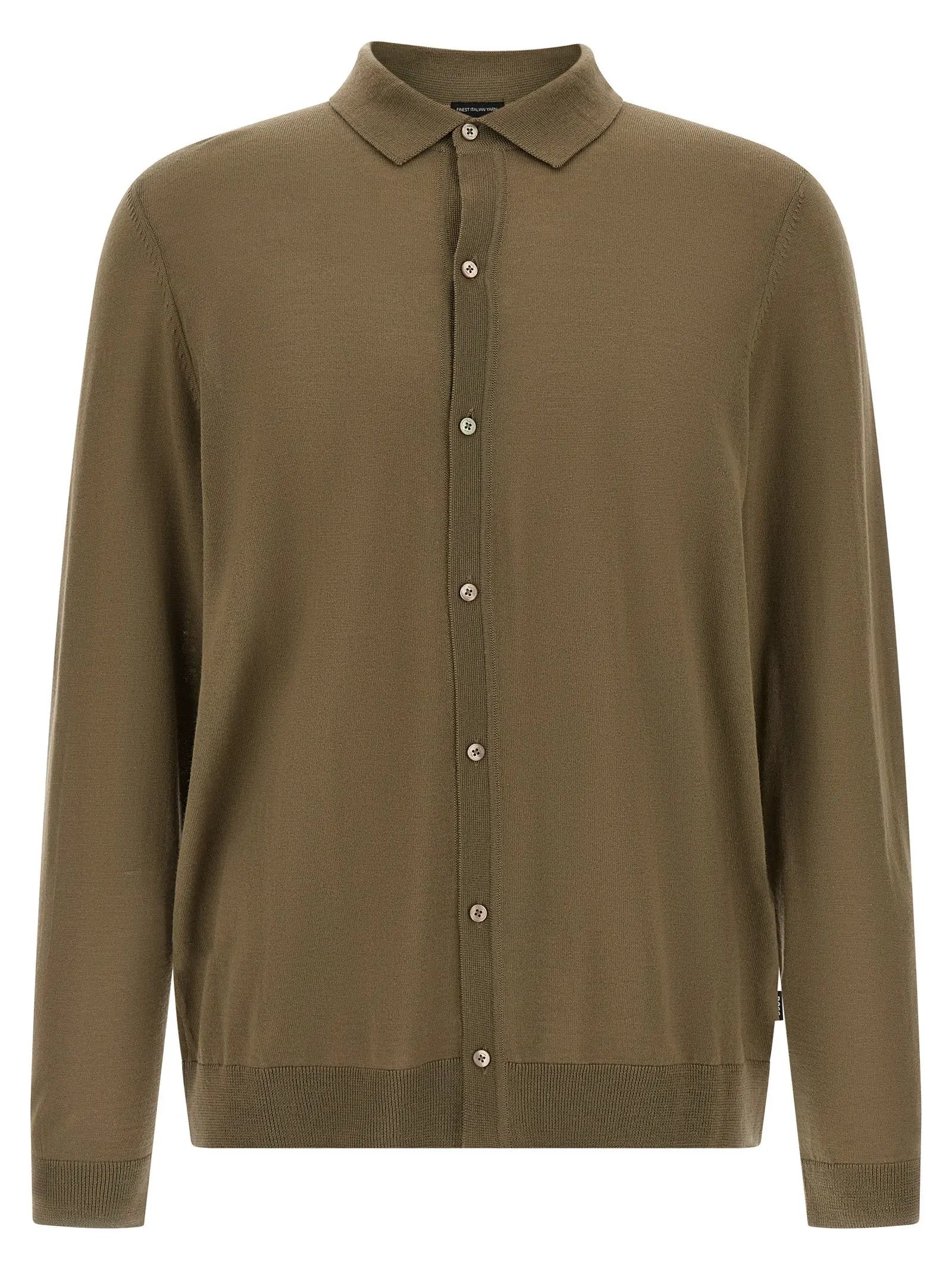 Hugo Boss Bicolor Virgin Wool Polo Shirt