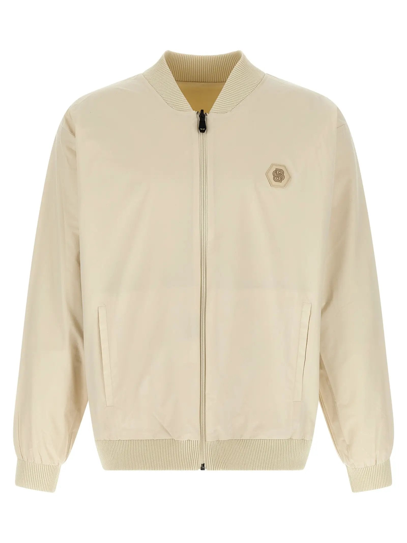 Hugo Boss Beige Polyamide Bomber