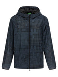 Hugo Boss Blue Rubber Shell Jacket