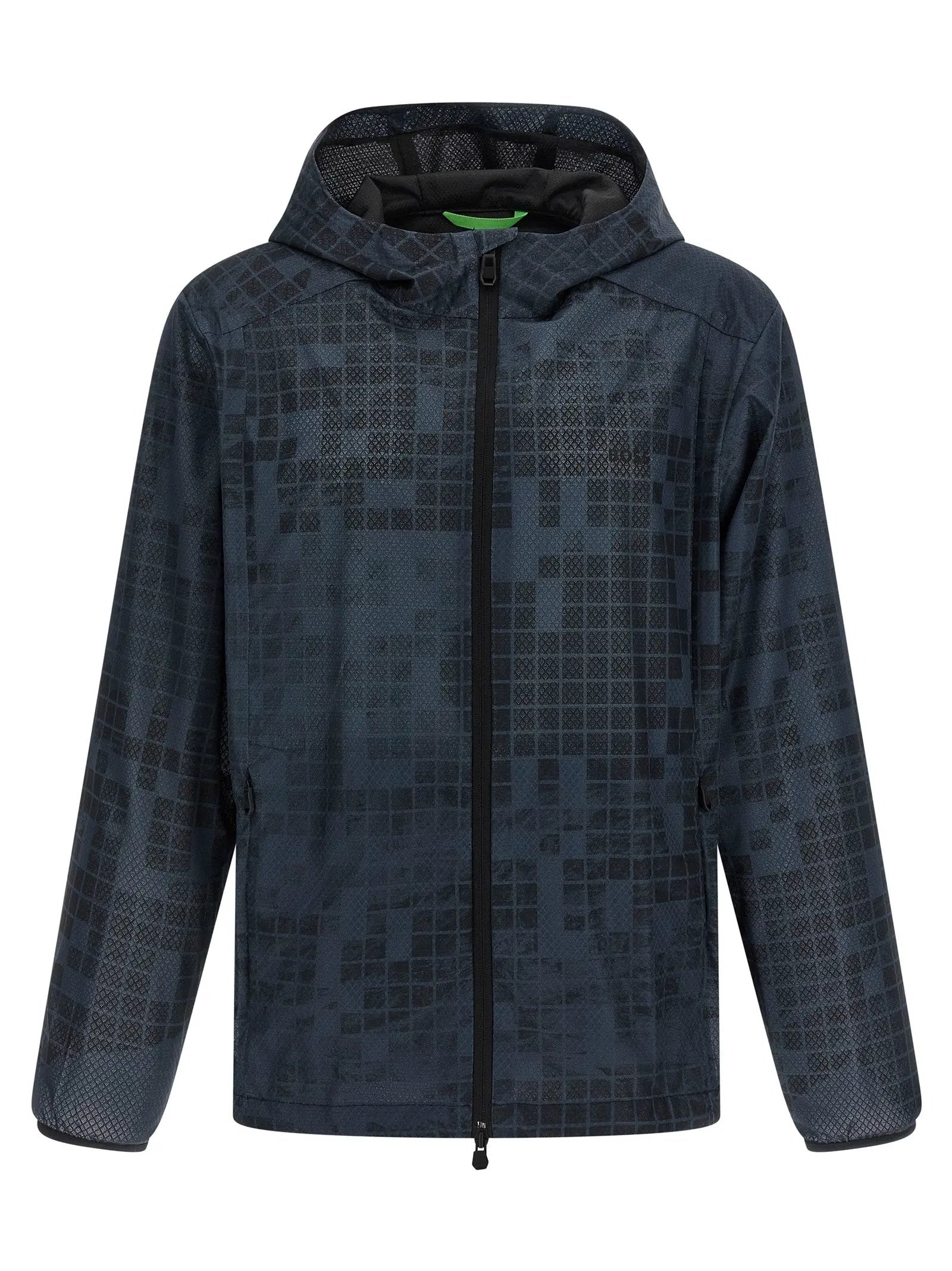 Hugo Boss Blue Rubber Shell Jacket