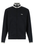 Hugo Boss Blue Cotton Sweatshirt