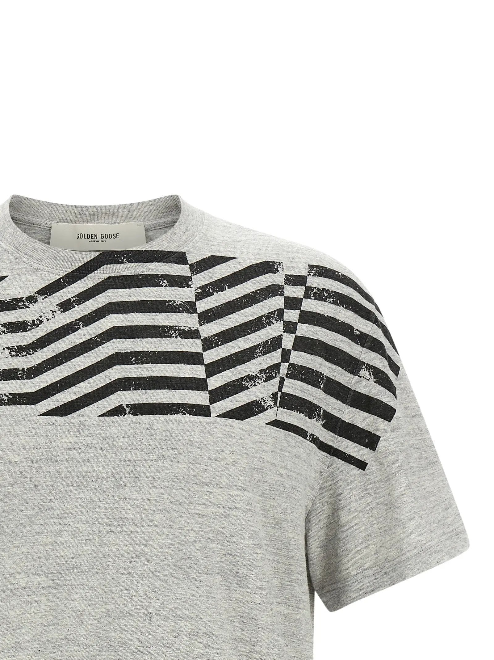 T-shirt en coton gris Golden Goose