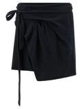 Isabel Marant Black Cotton Long Skirt