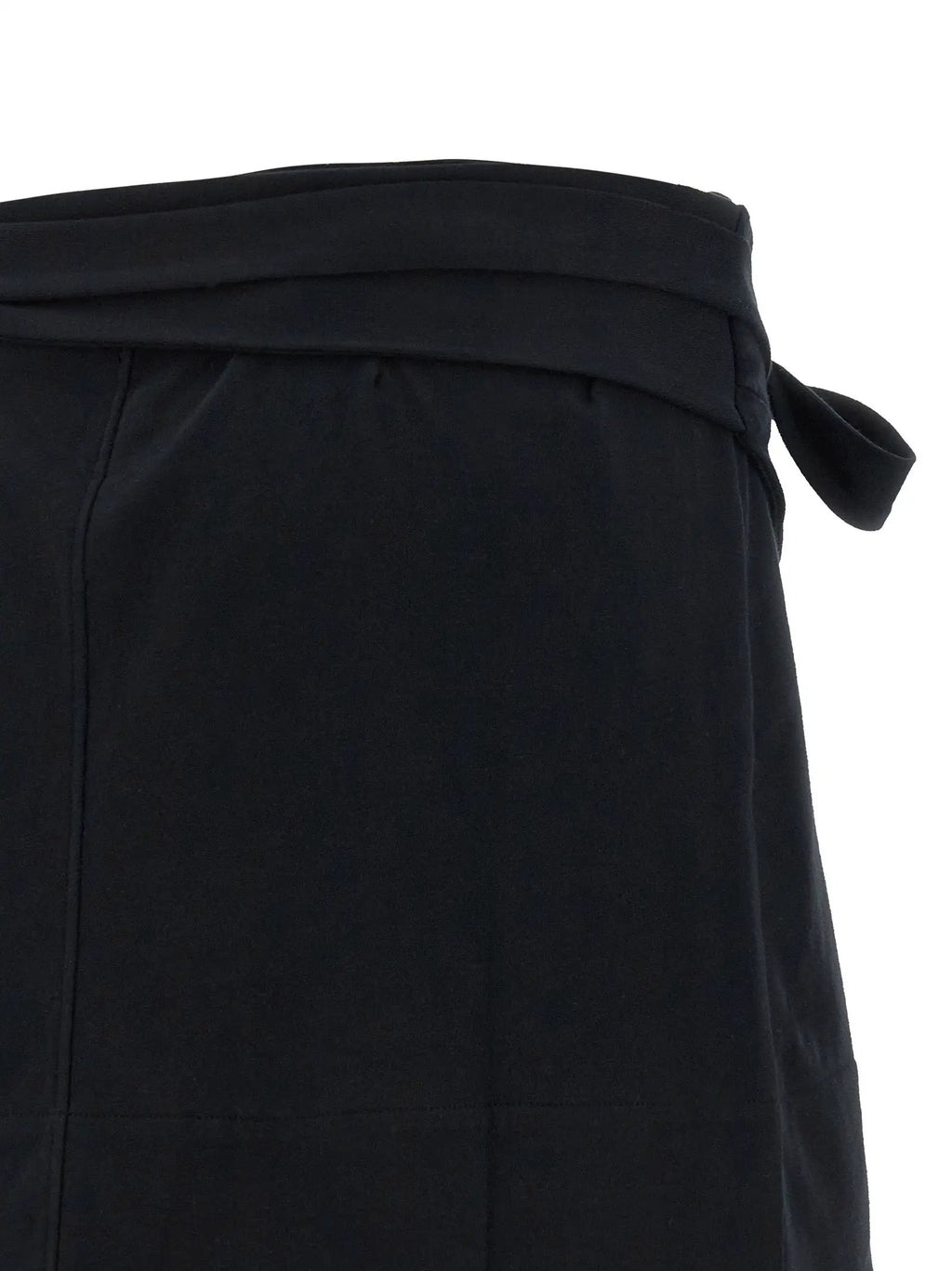 Isabel Marant Black Cotton Long Skirt