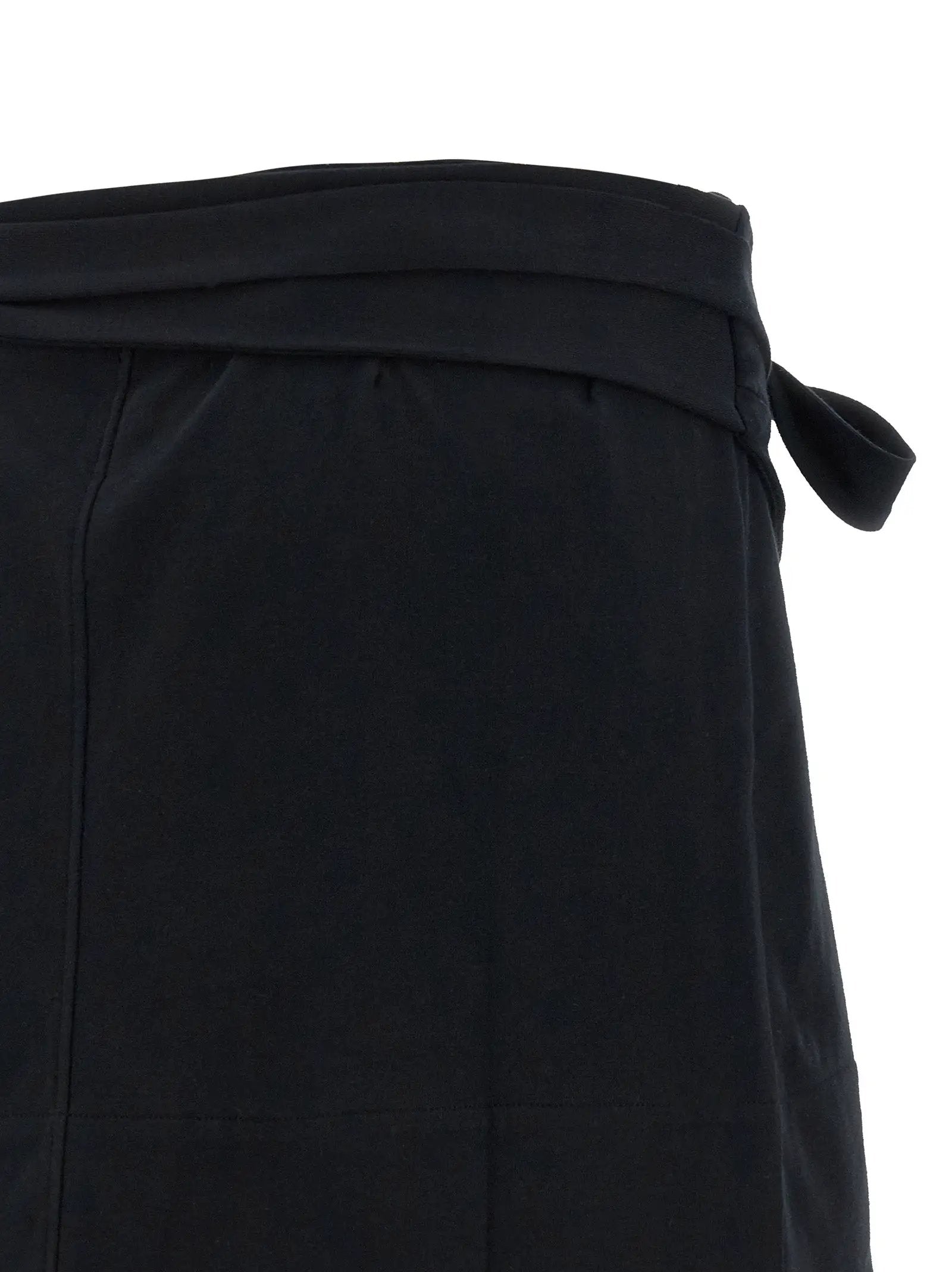 Isabel Marant Black Cotton Long Skirt