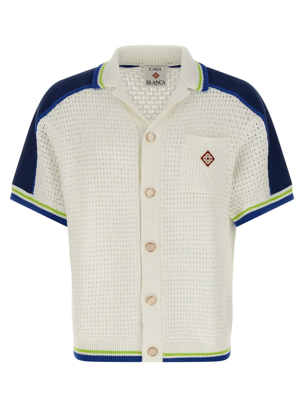 Casablanca White Cotton Blouse