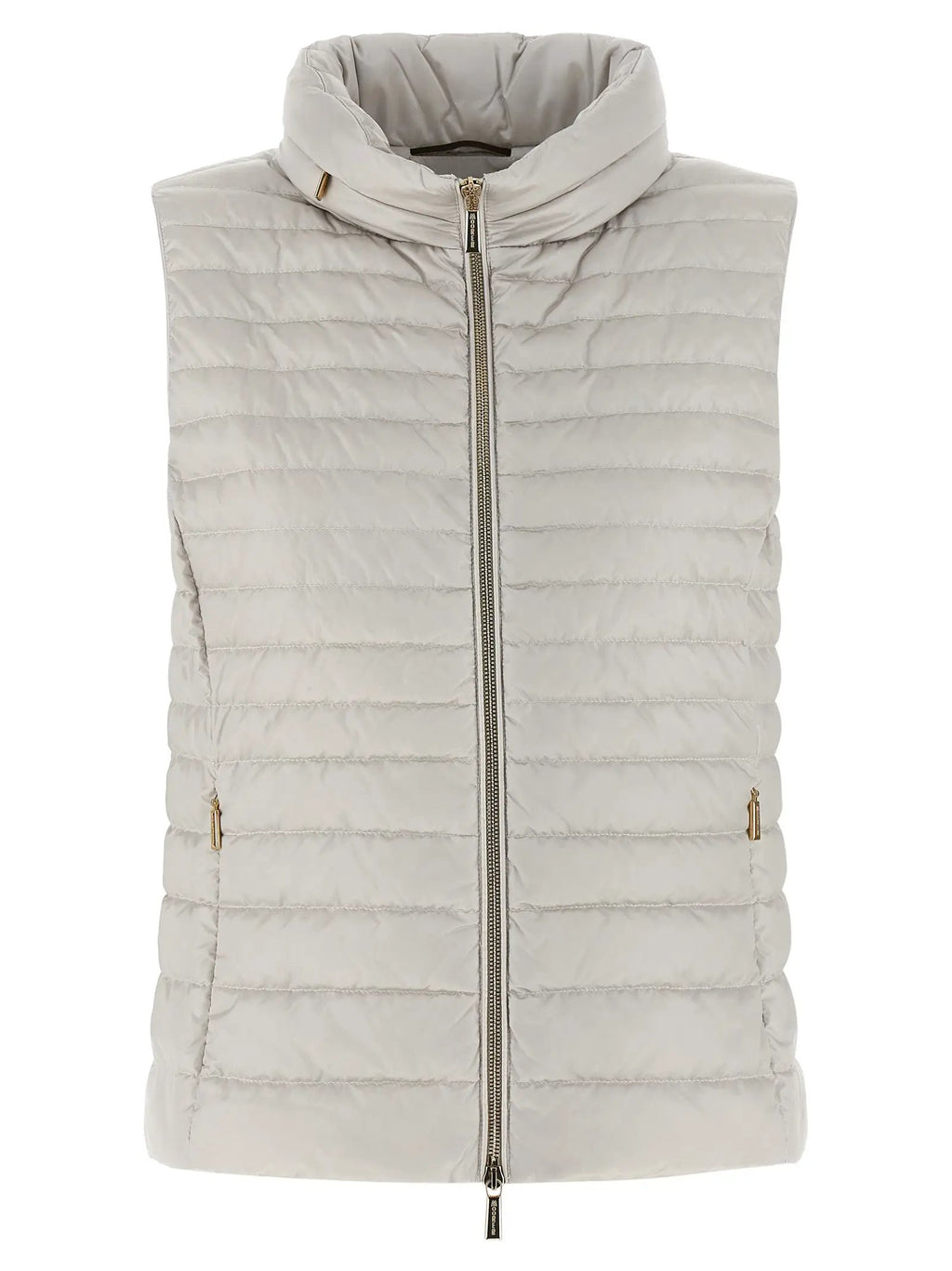 MooRER Beige Polyester Sleeveless Jacket
