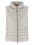 MooRER Beige Polyester Sleeveless Jacket
