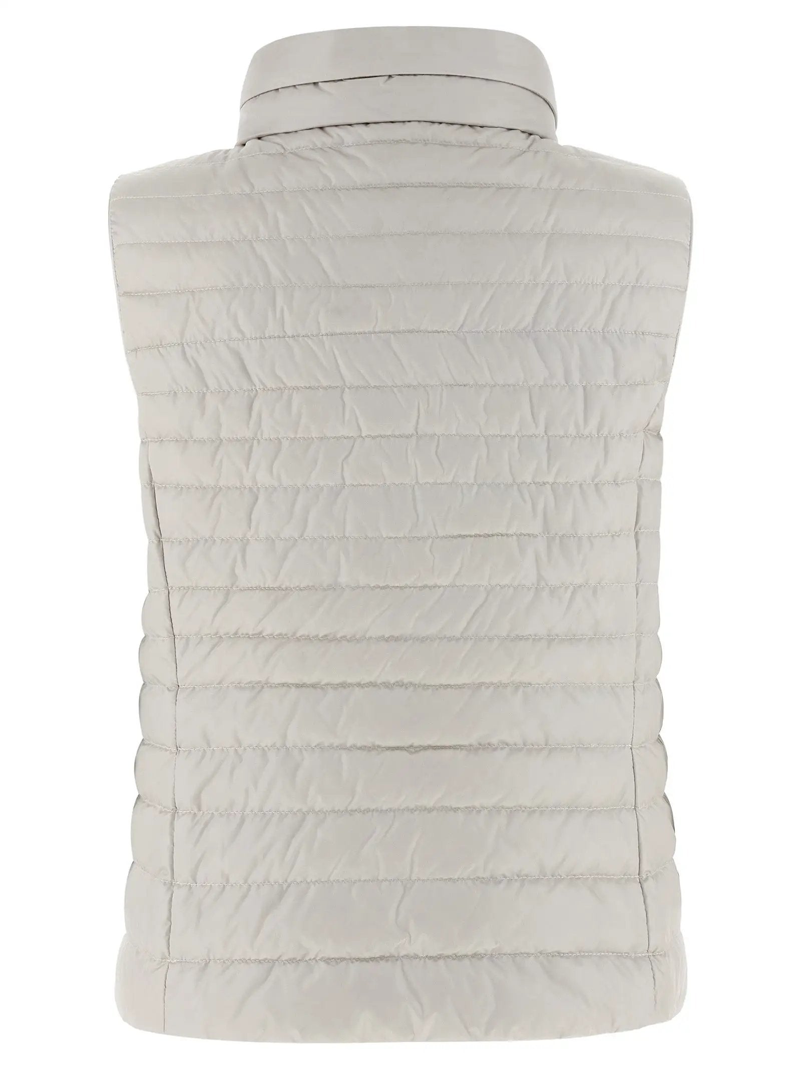 MooRER Beige Polyester Sleeveless Jacket