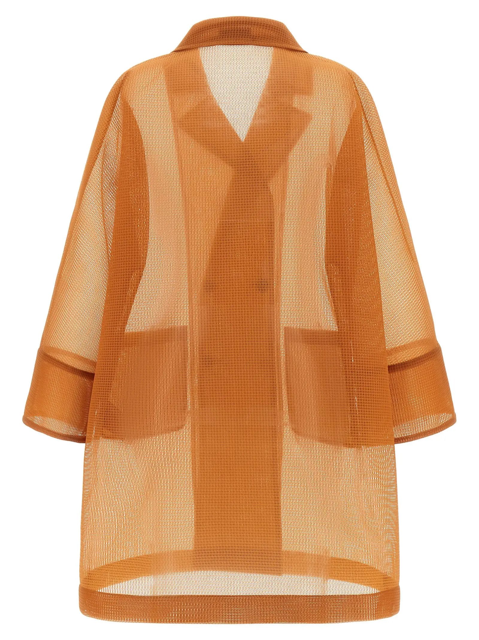 Herno Orange Polyester Coat